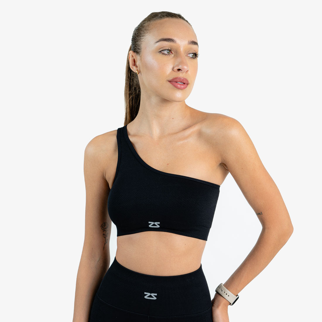 One Shoulder Sports Bra