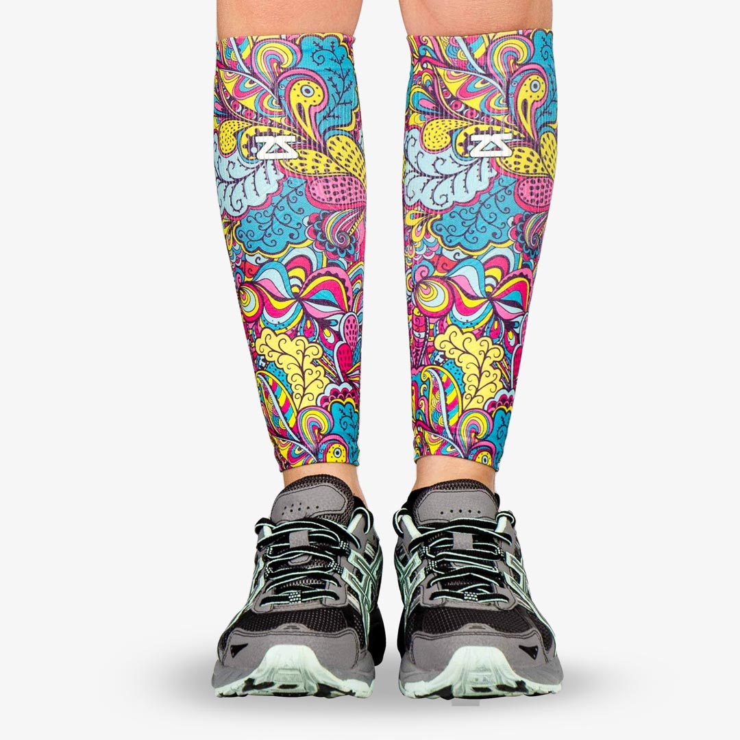 Groovy Hippie Compression Leggings  Compression fabric, Compression  leggings, Sports leggings