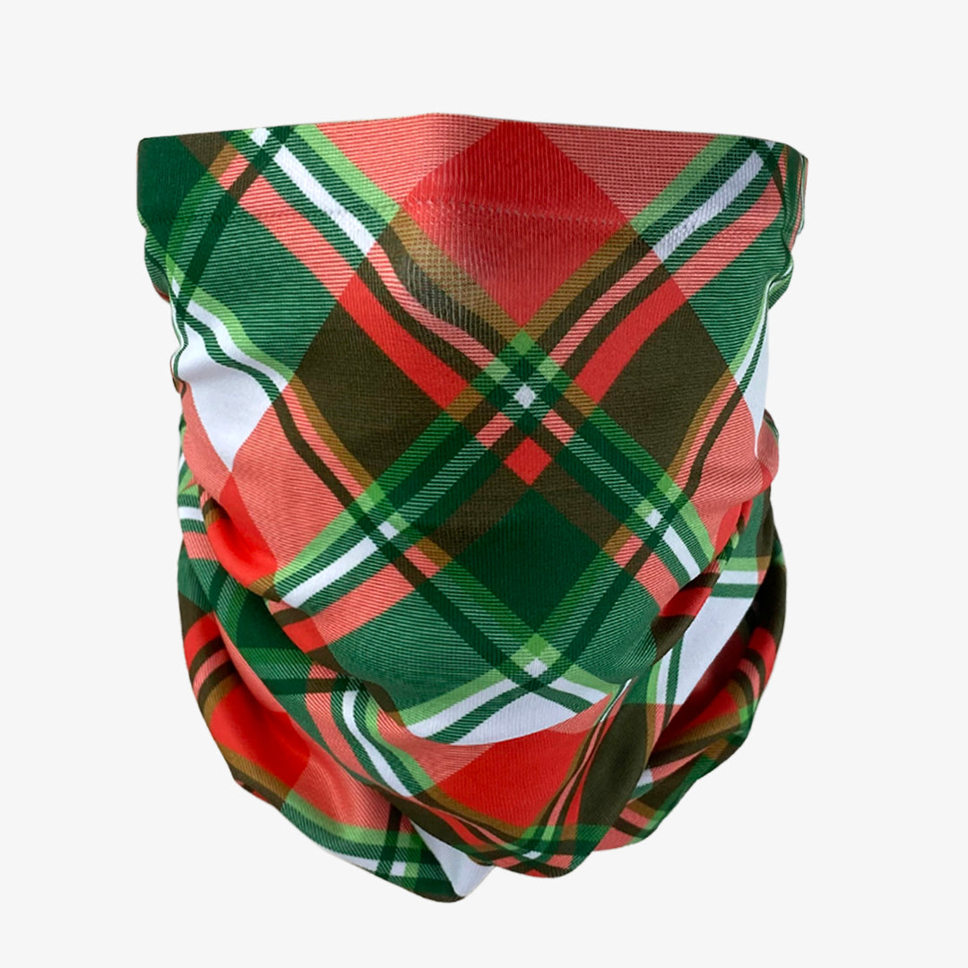 Xmas Plaid Multi-Use Neck Gaiter & Headwear - Zensah