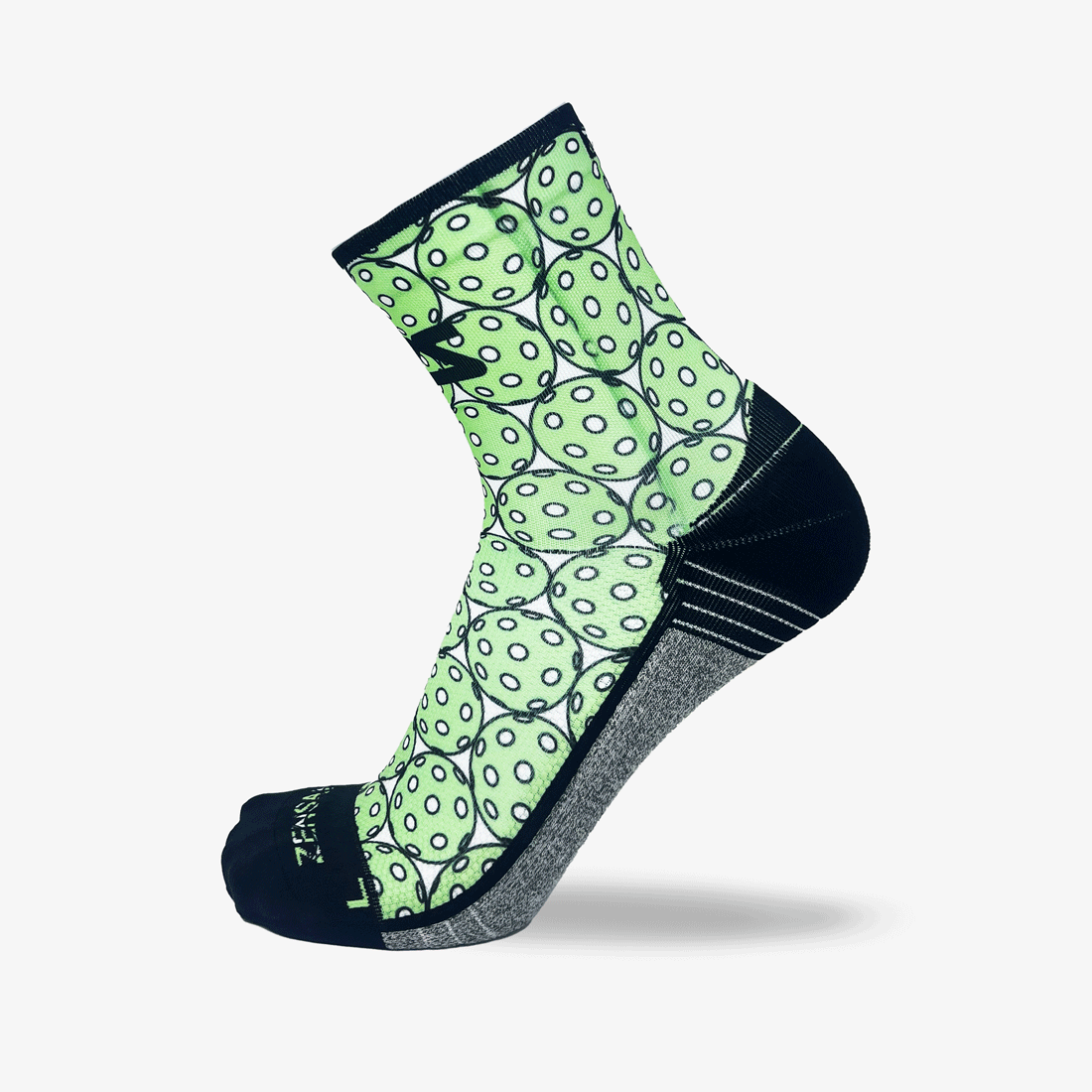 Pickleballs Running Socks (Mini-Crew)