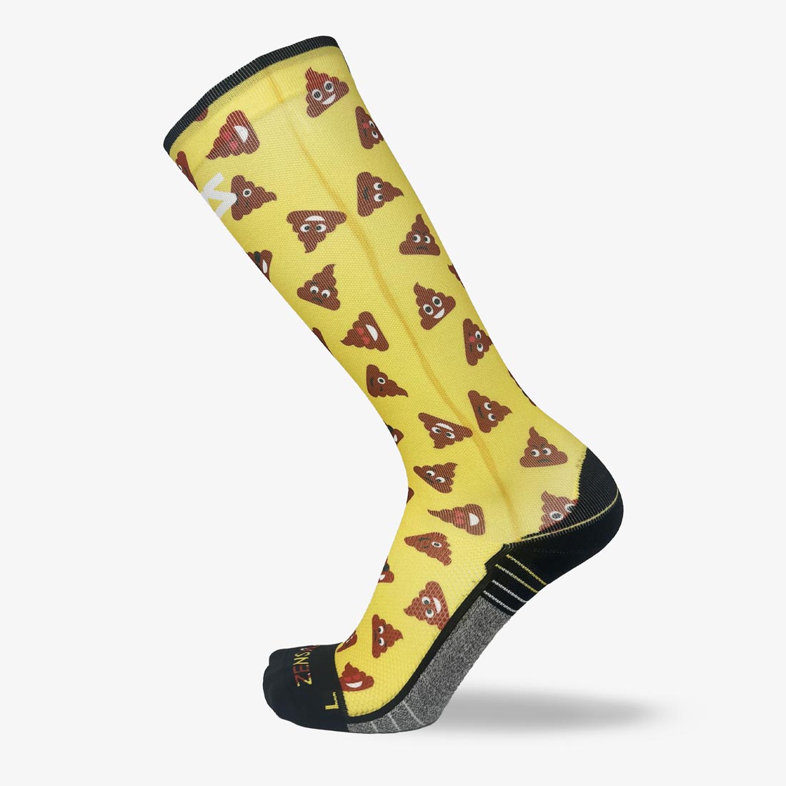 Poop Emojis Compression Socks (Knee-High)