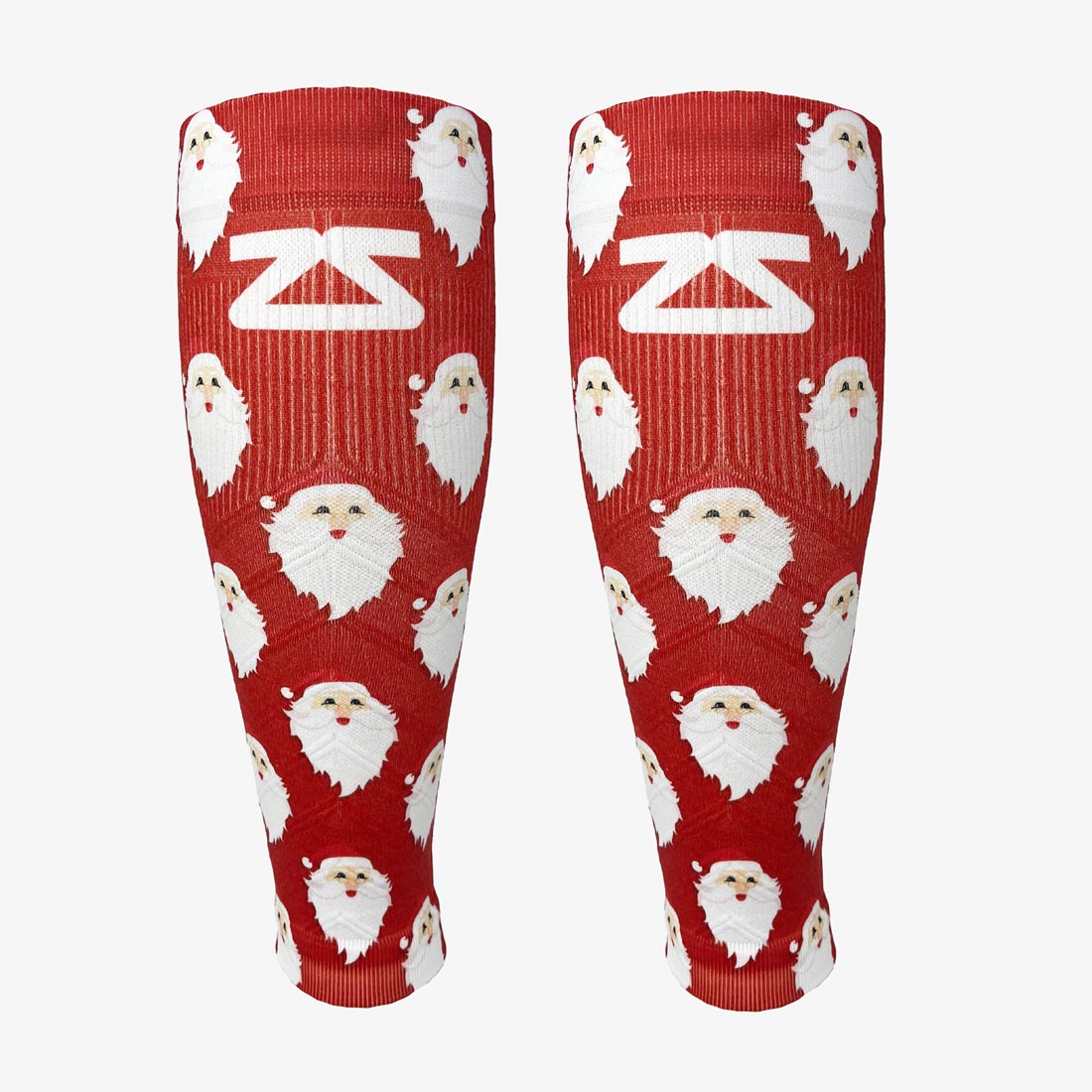 Santa Faces Compression Leg SleevesLeg Sleeves - Zensah