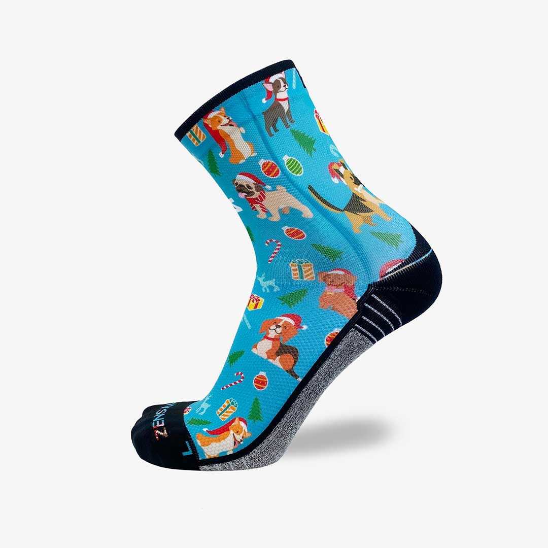 Santa Dogs Socks (Mini Crew)Socks - Zensah