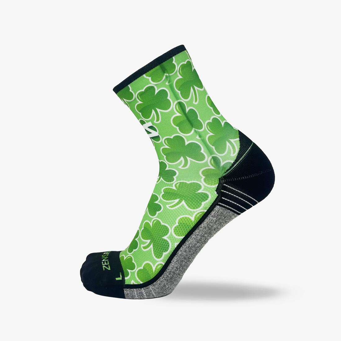 Classic Shamrocks Running Socks (Mini-Crew)Socks - Zensah