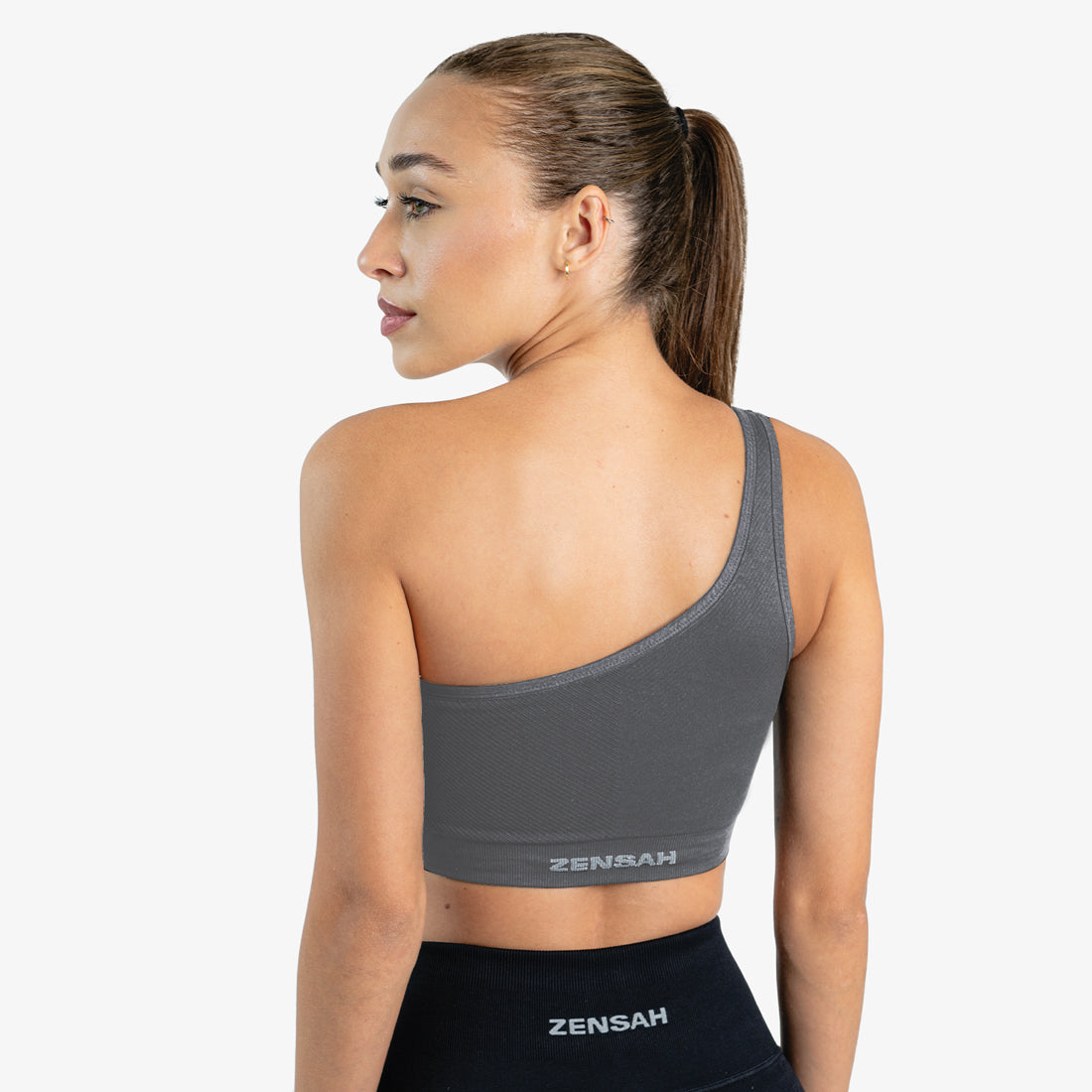 One Shoulder Sports Bra