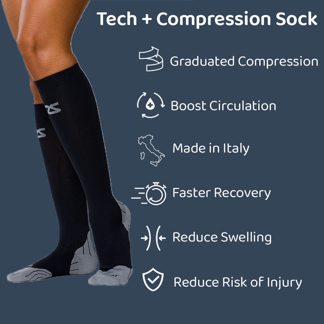 Tech+ Compression Socks