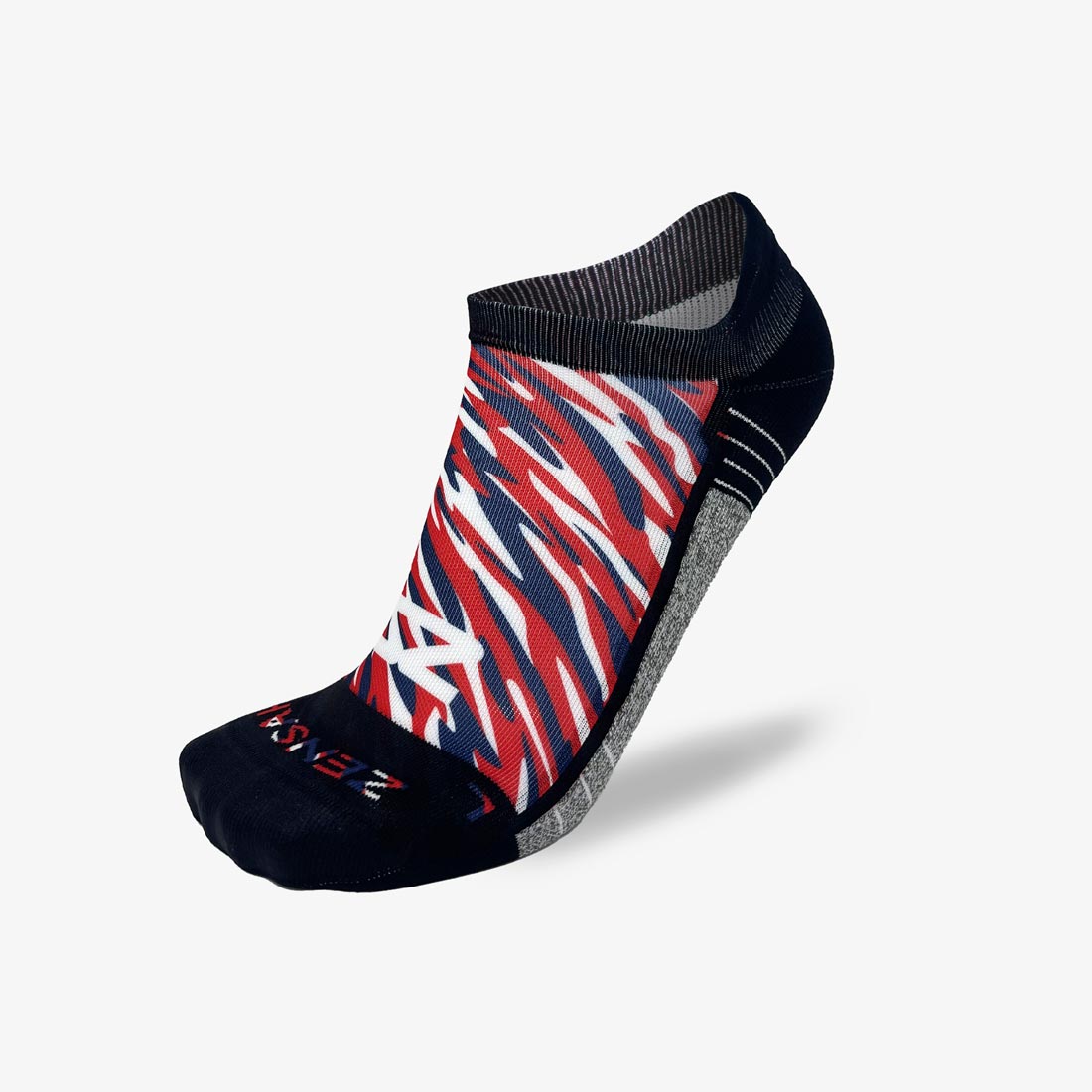 USA Camo Running Socks (No Show)