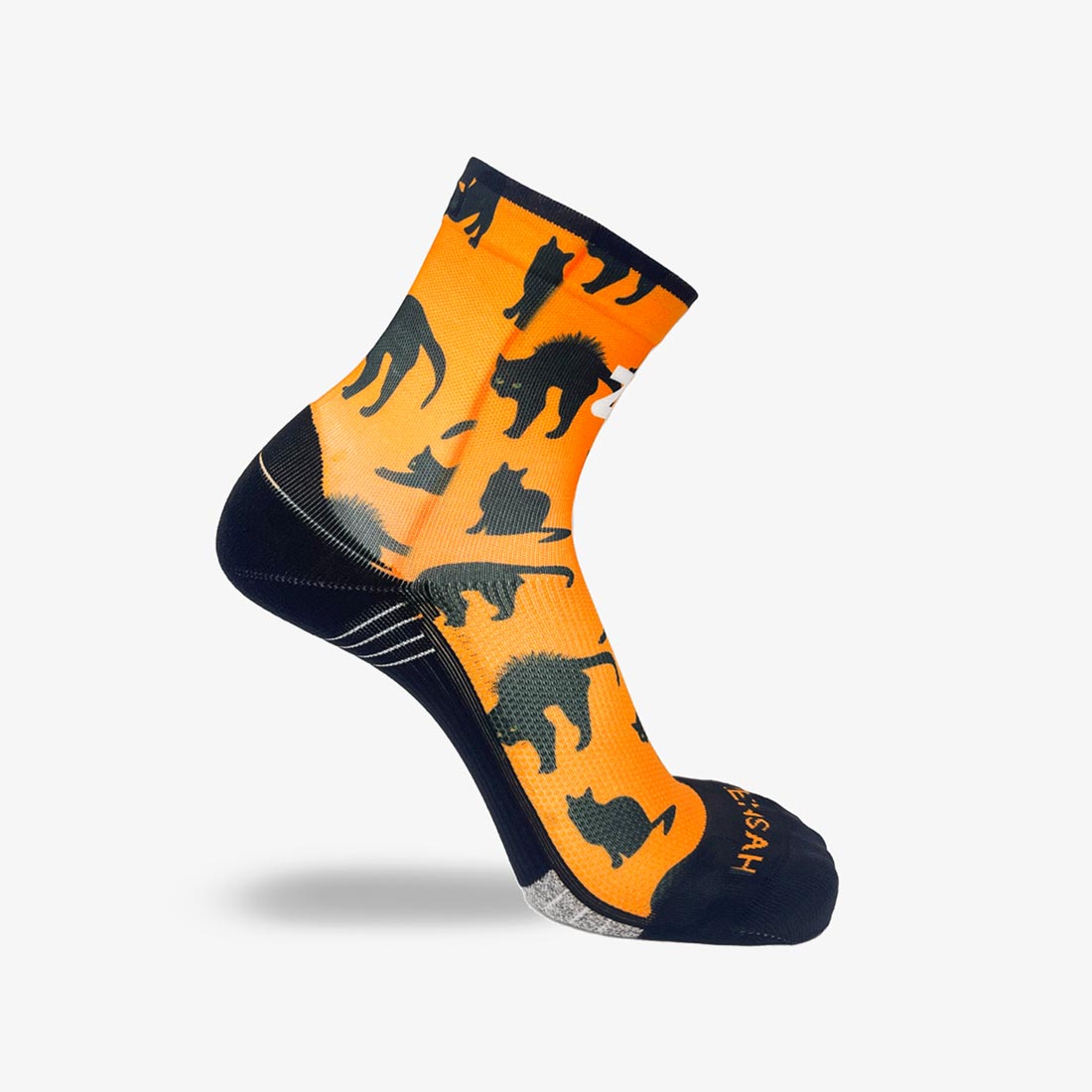 Black Cats Socks (Mini-Crew)Socks - Zensah