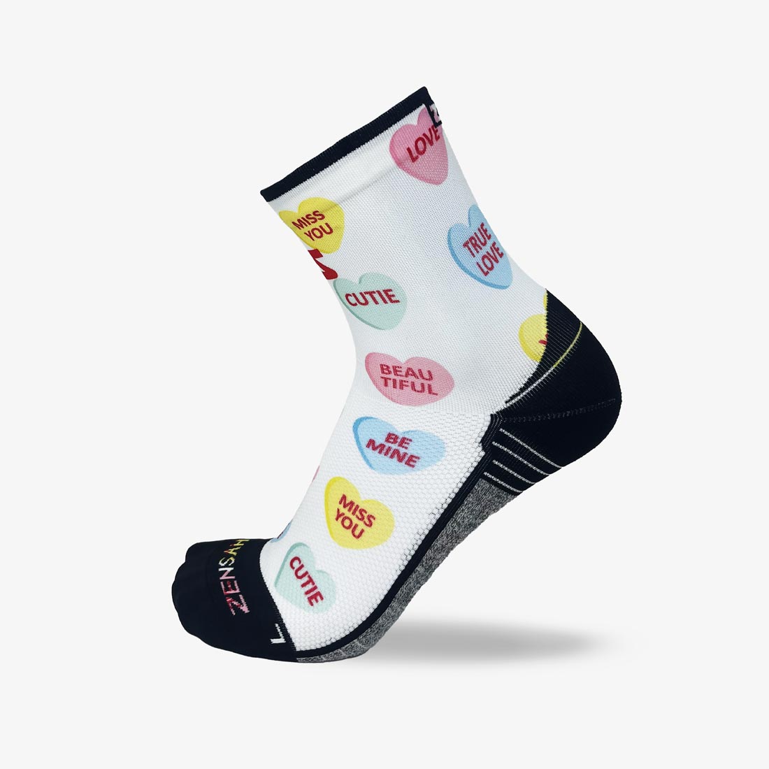 Candy Hearts Running Socks (Mini-Crew)Socks - Zensah