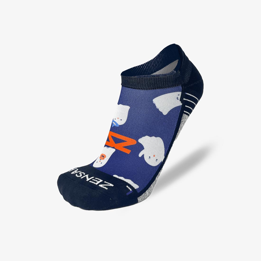 Cute Ghosts Running Socks (No Show)Socks - Zensah