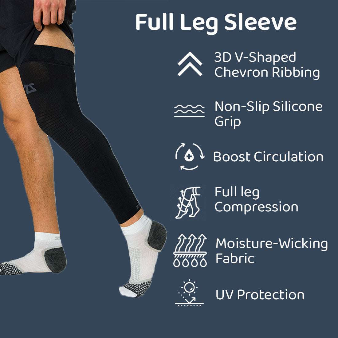 Full Leg Compression Sleeve