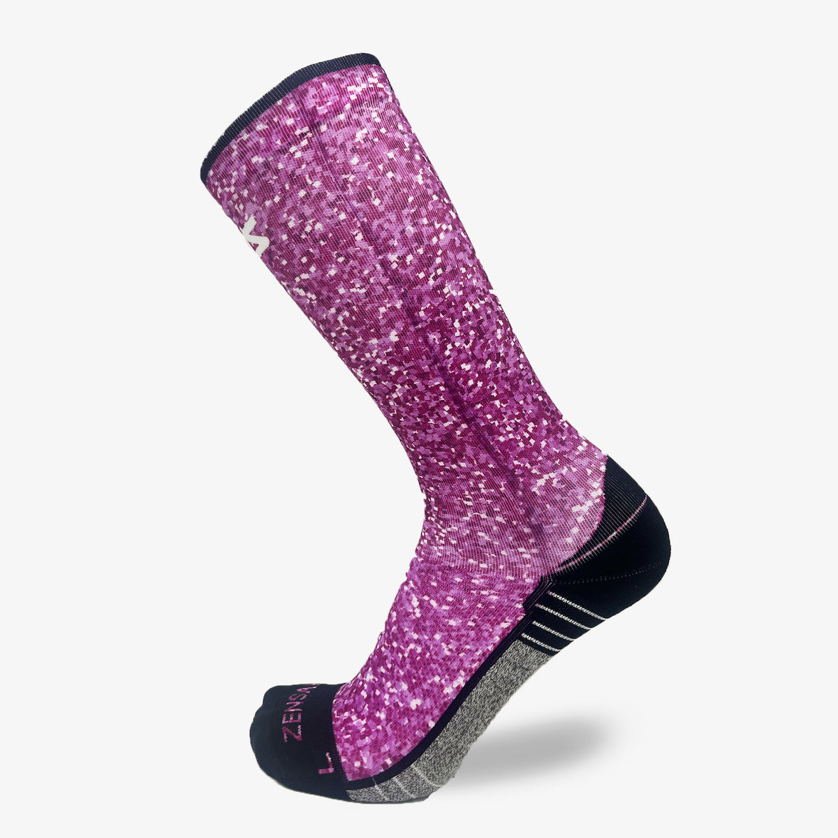 Pink Glitter Compression Socks (Knee-High)