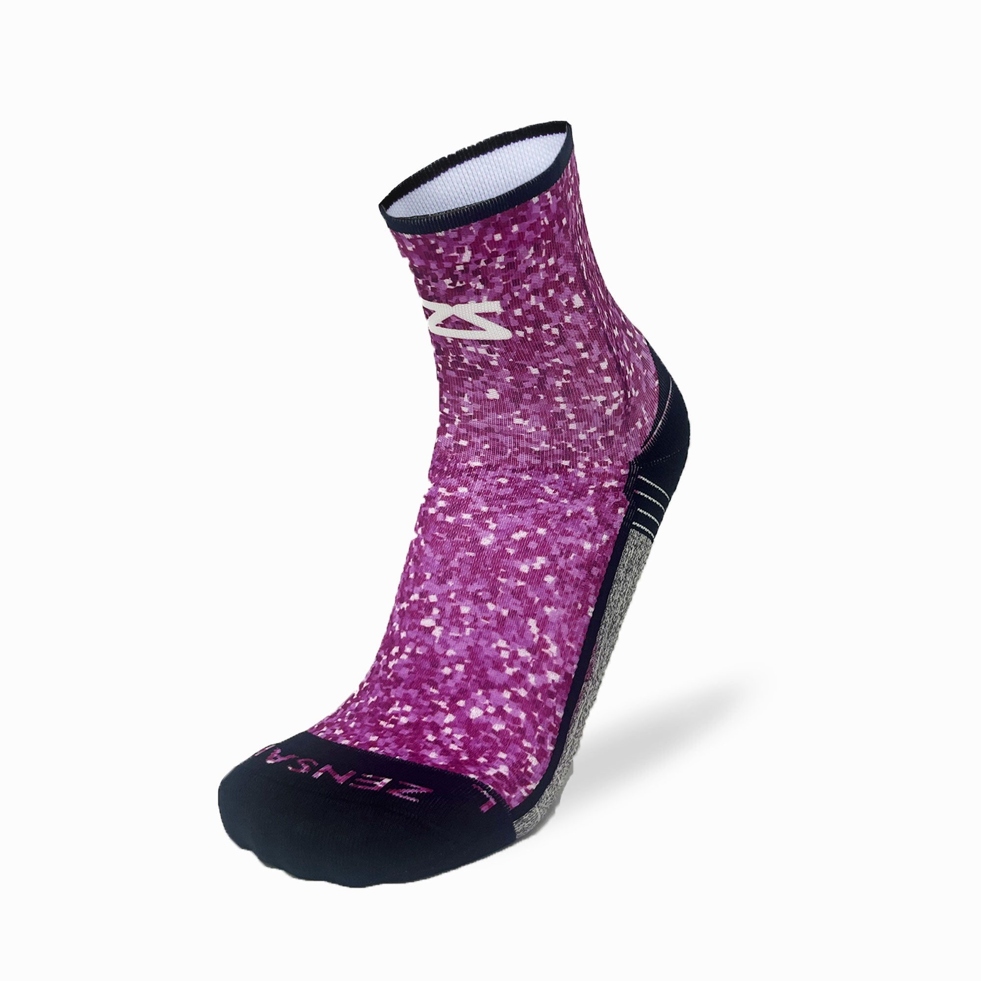 Pink Glitter Socks (Mini Crew)