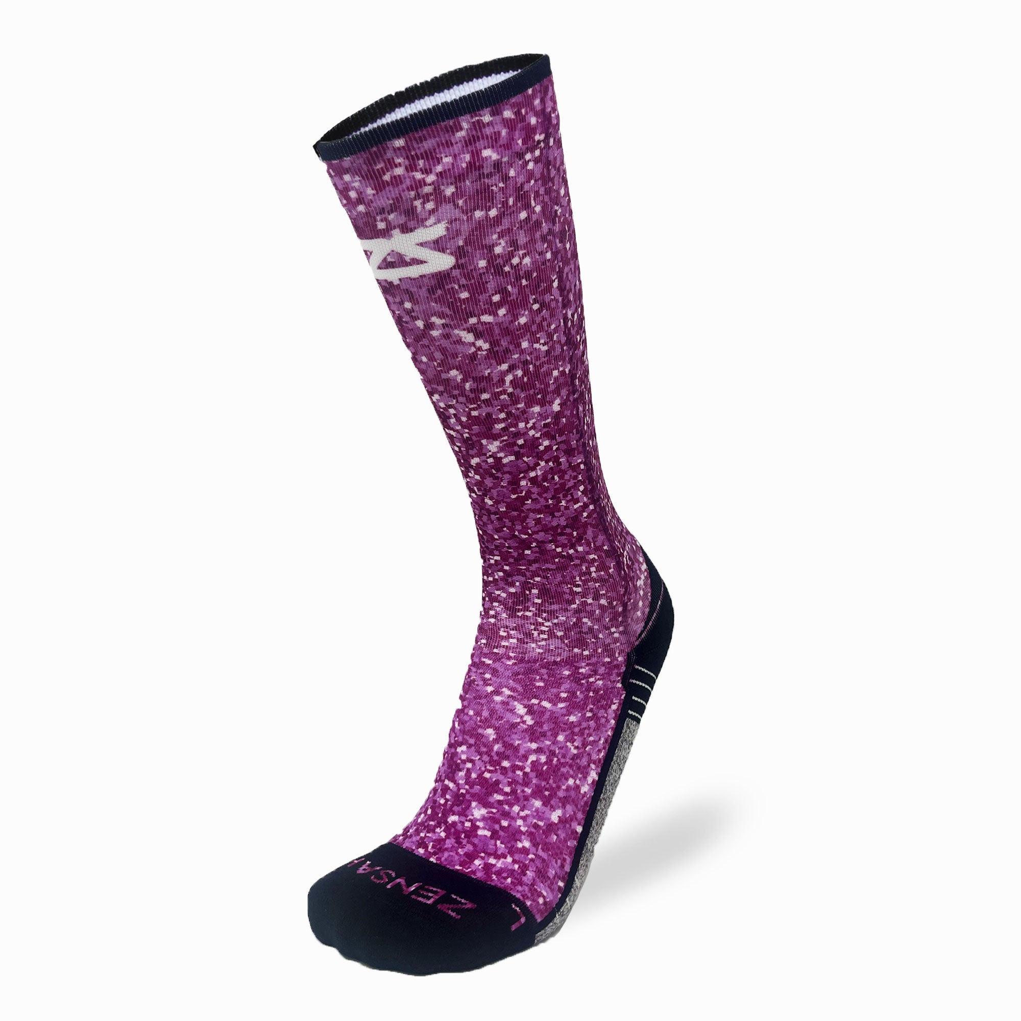 Pink Glitter Compression Socks (Knee-High)