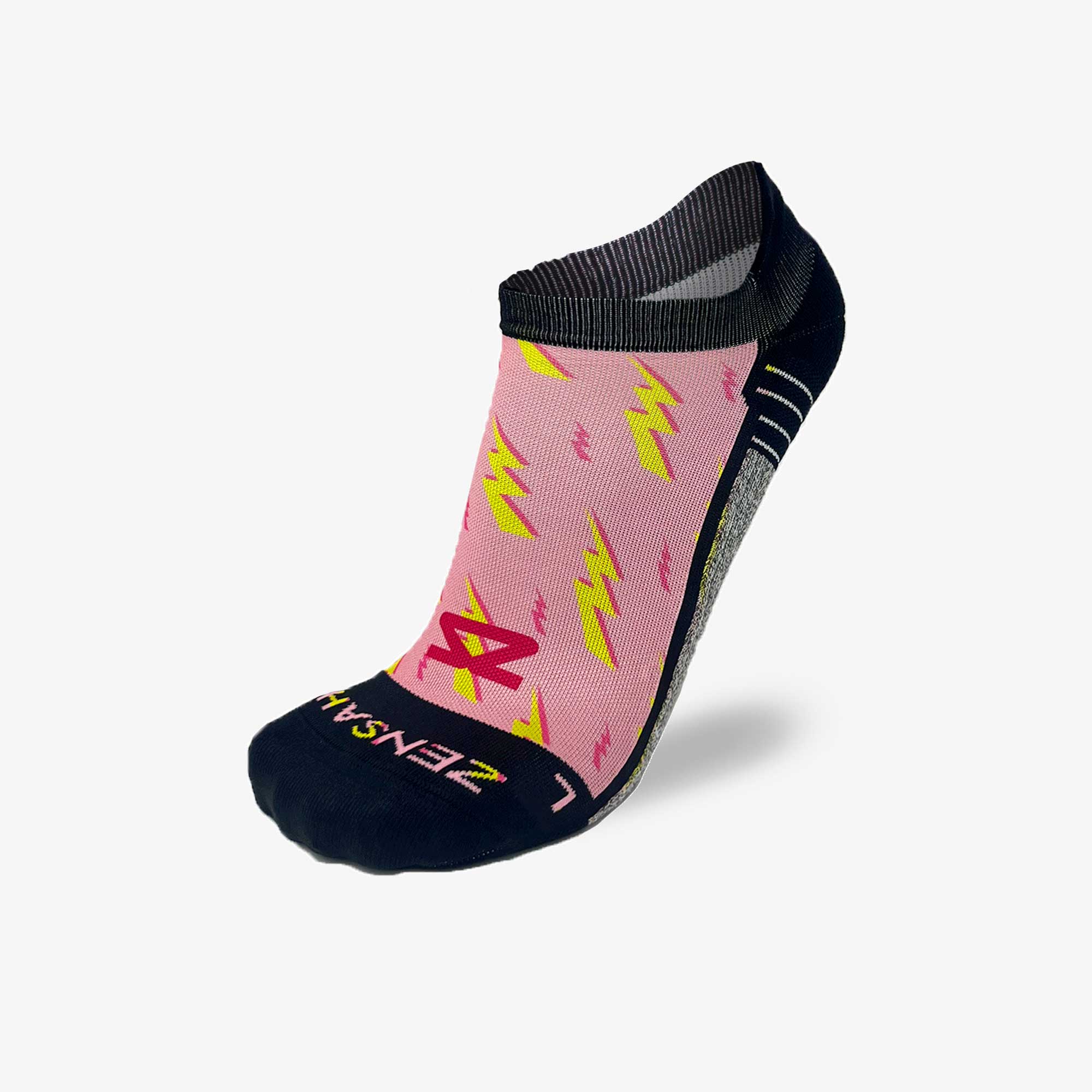 Lightning Bolts Running Socks (No Show)