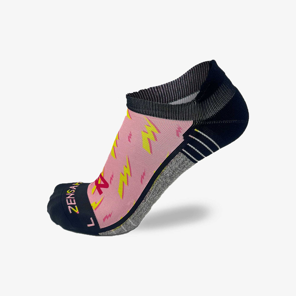 Lightning Bolts Running Socks (No Show)