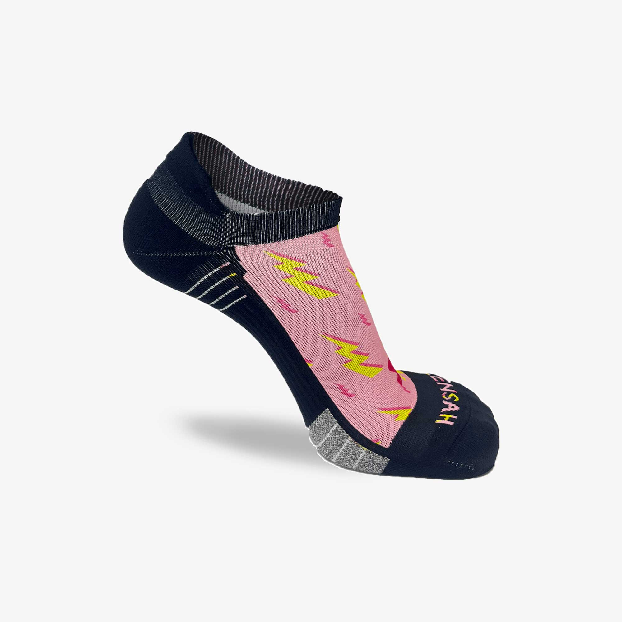 Lightning Bolts Running Socks (No Show)