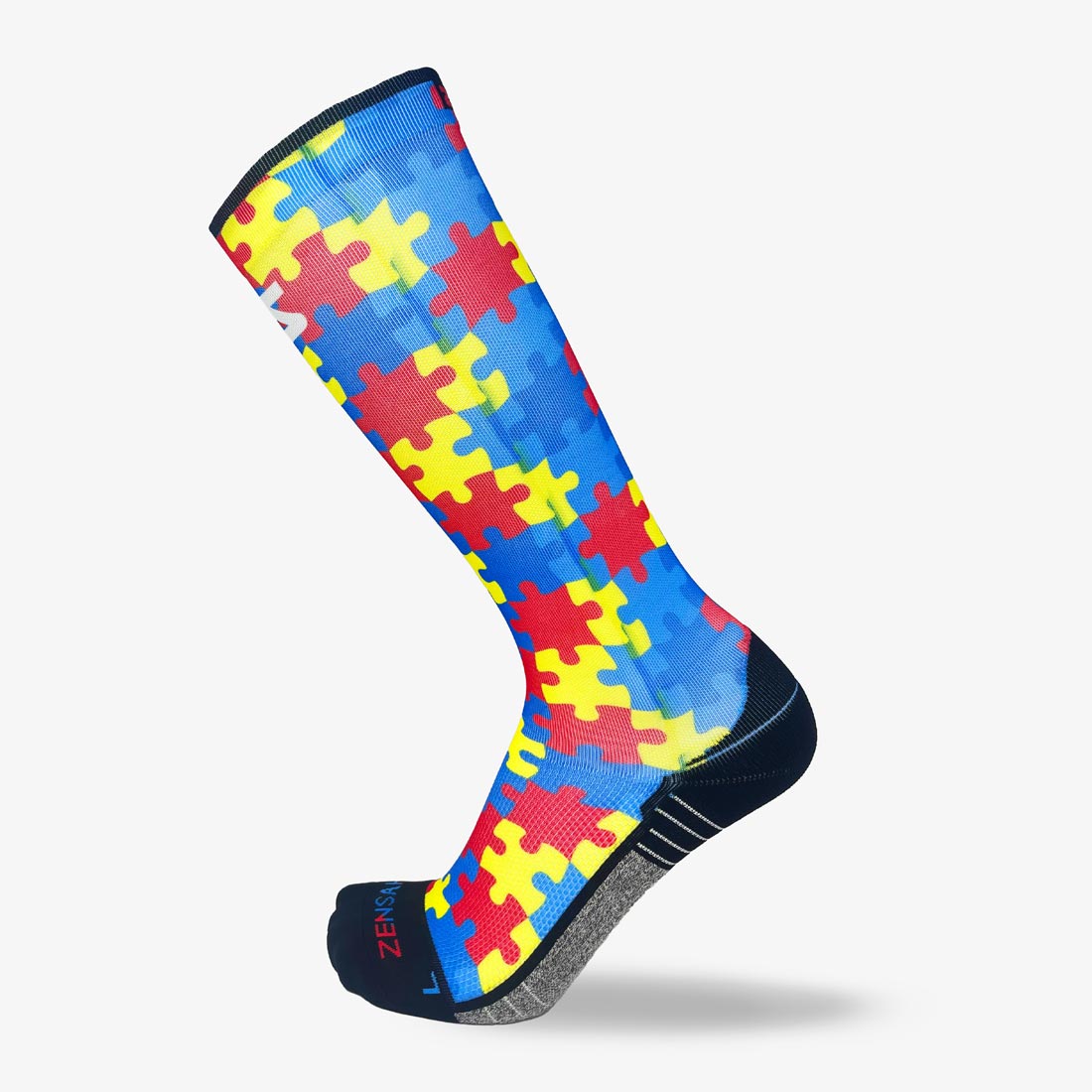 Puzzle Pieces Compression Socks (Knee-High)Socks - Zensah