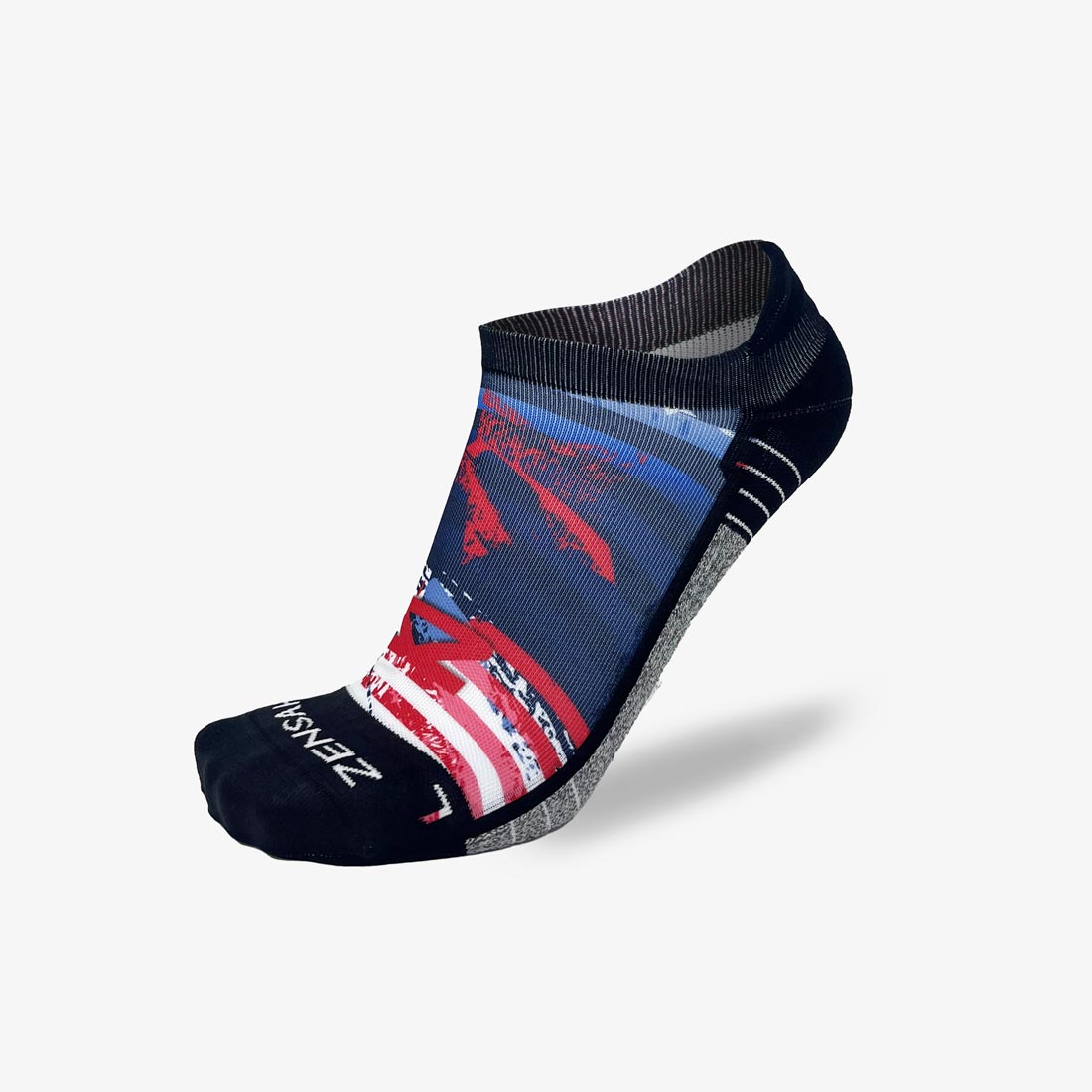 USA Stars and Stripes Running Socks (No Show)