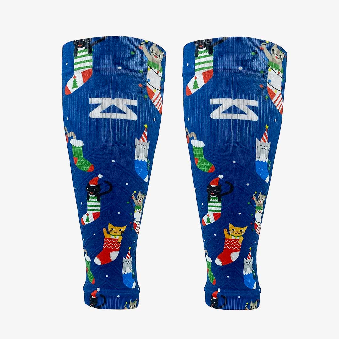 Xmas Cats Compression Leg SleevesLeg Sleeves - Zensah