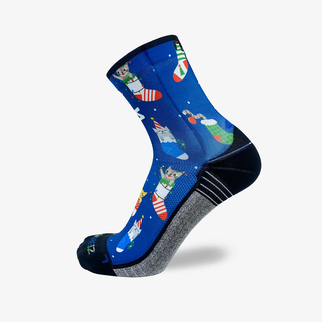 Xmas Cats Socks (Mini Crew)Socks - Zensah