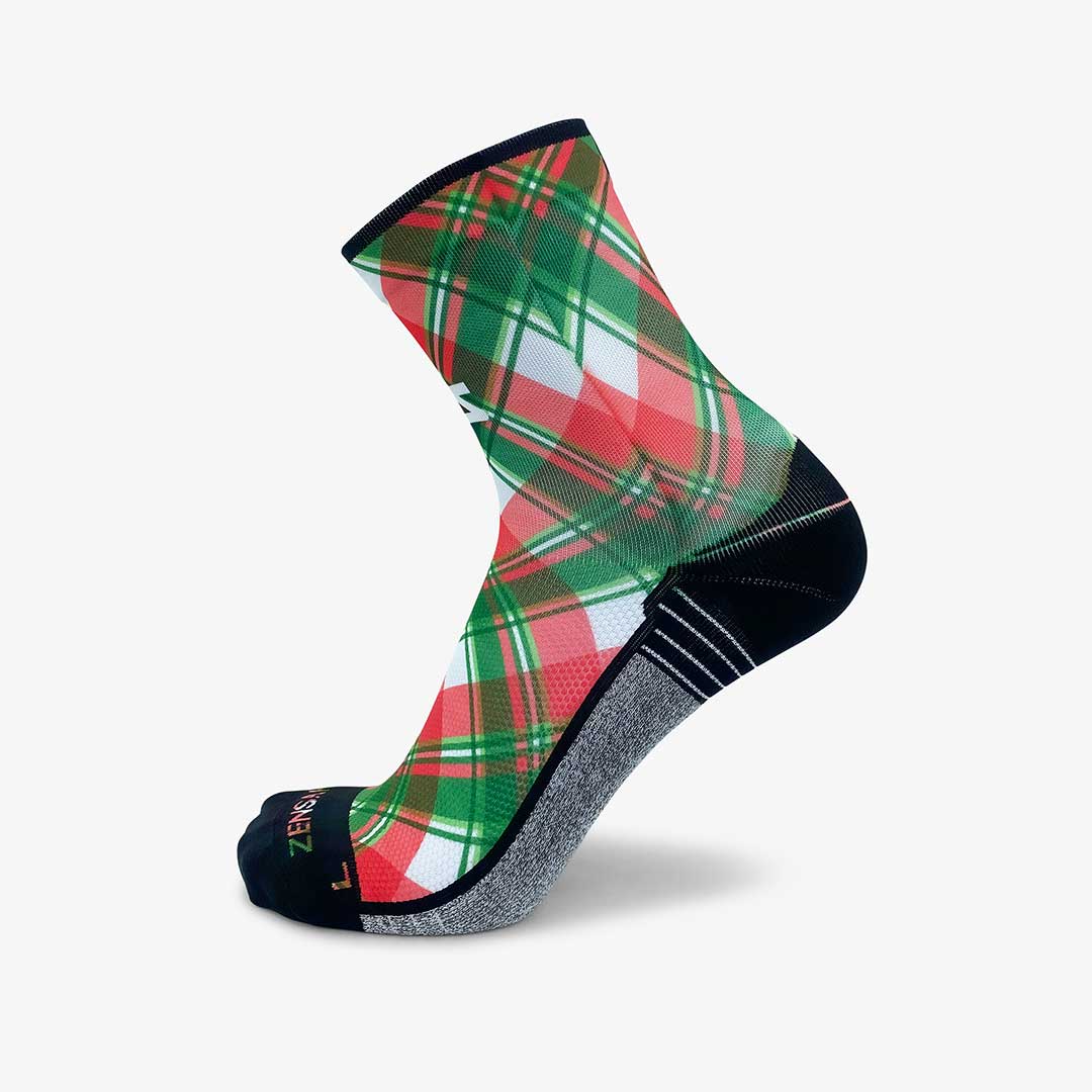 Xmas Plaid Socks (Mini Crew)Socks - Zensah