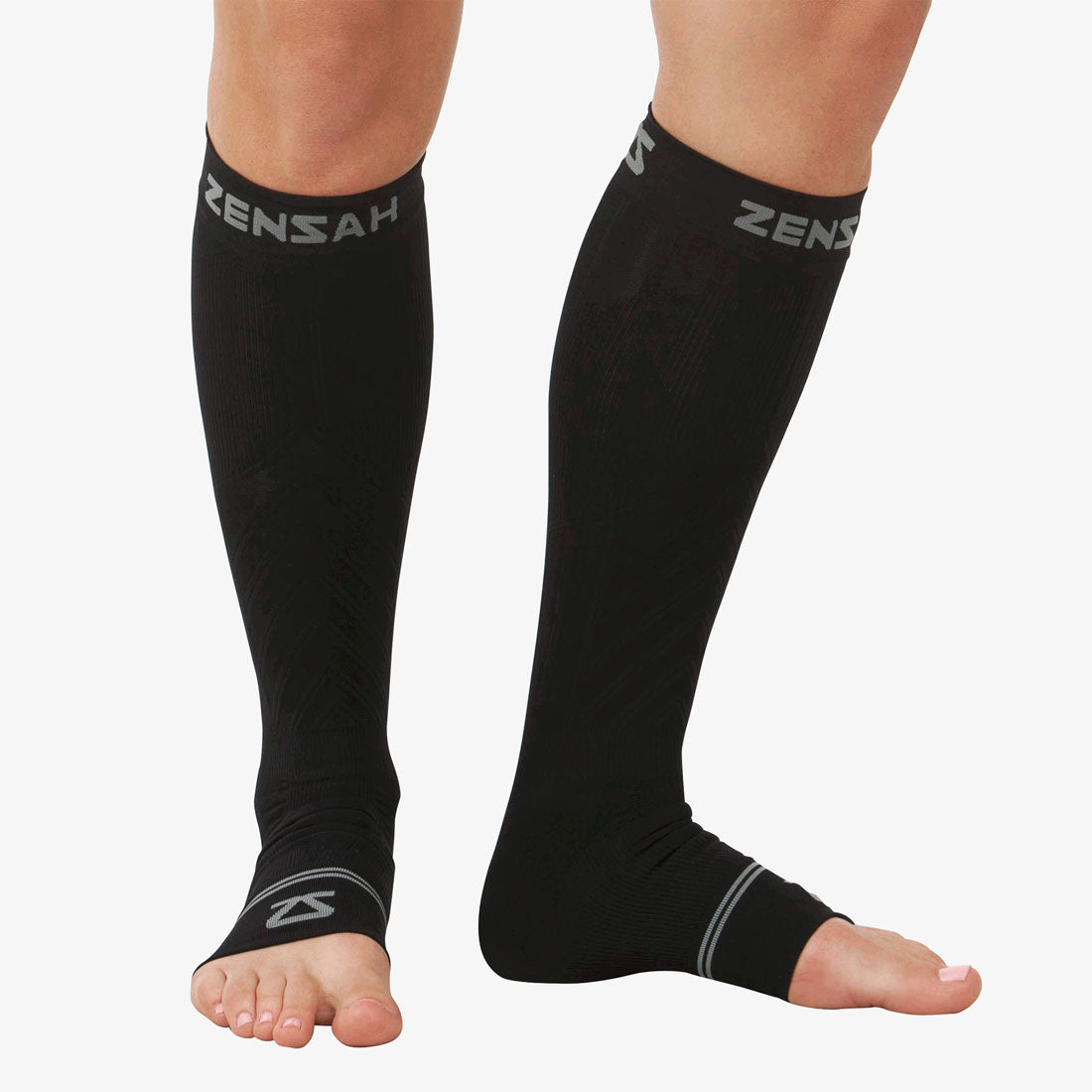 Zensah Full Leg Compression Sleeve Basketball (X-Large, Black) : :  Clothing & Accessories