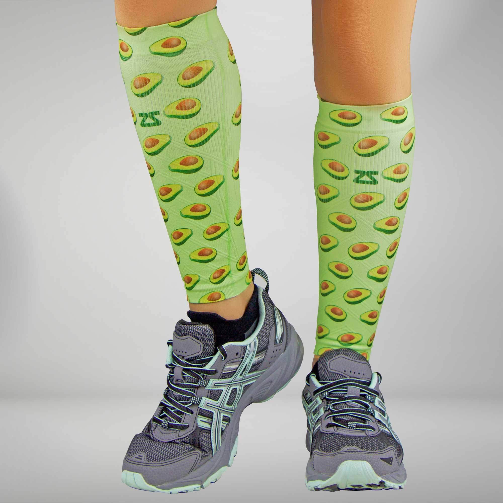 ZENSAH Fresh Legs - Athletic Compression Support Socks (Knee High