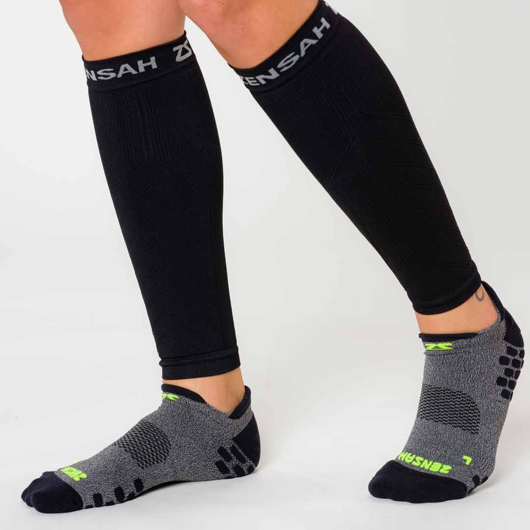 Zensah Compression Ankle / Calf Sleeves: #1 Fast Free Shipping