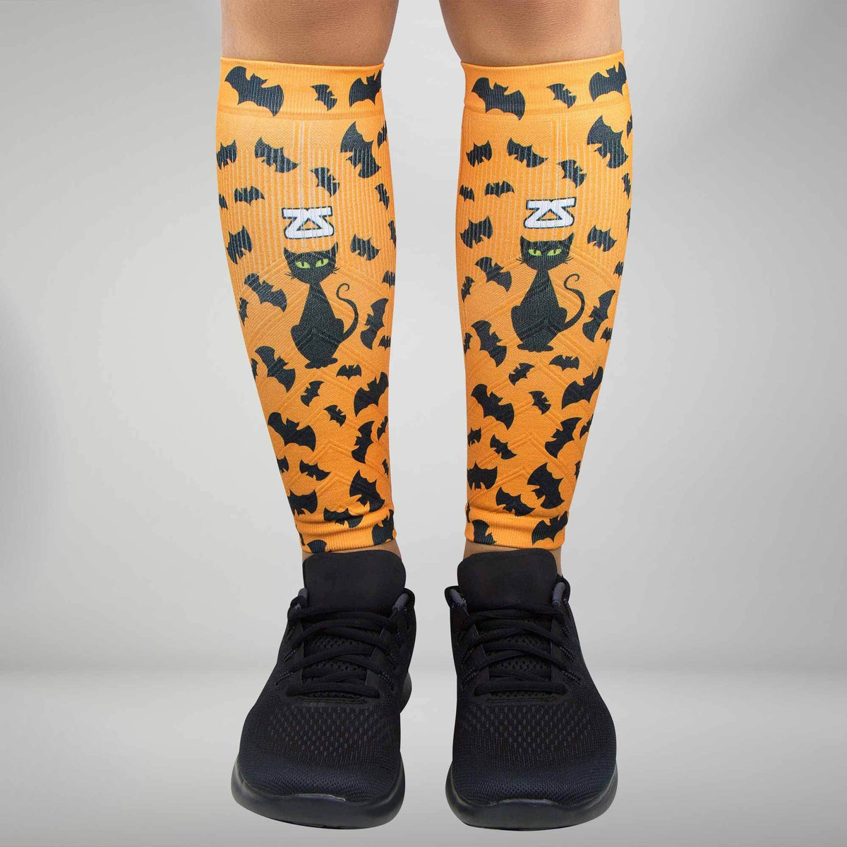 Cats and Bats Halloween Compression Leg SleevesLeg Sleeves - Zensah