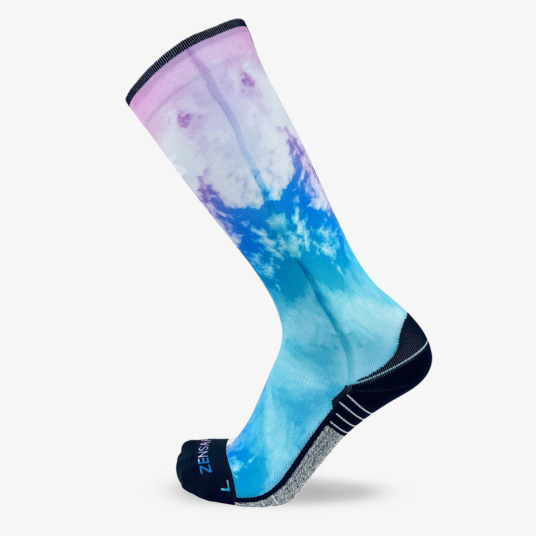 Colorful Clouds Compression Socks (Knee-High)Socks - Zensah