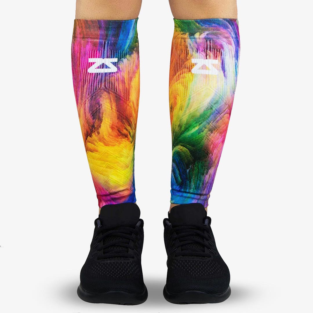 Colorful Neon Athletic Sport Compression Leg / Calf Sleeves in 4 Color  Options - CLEARANCE Socks