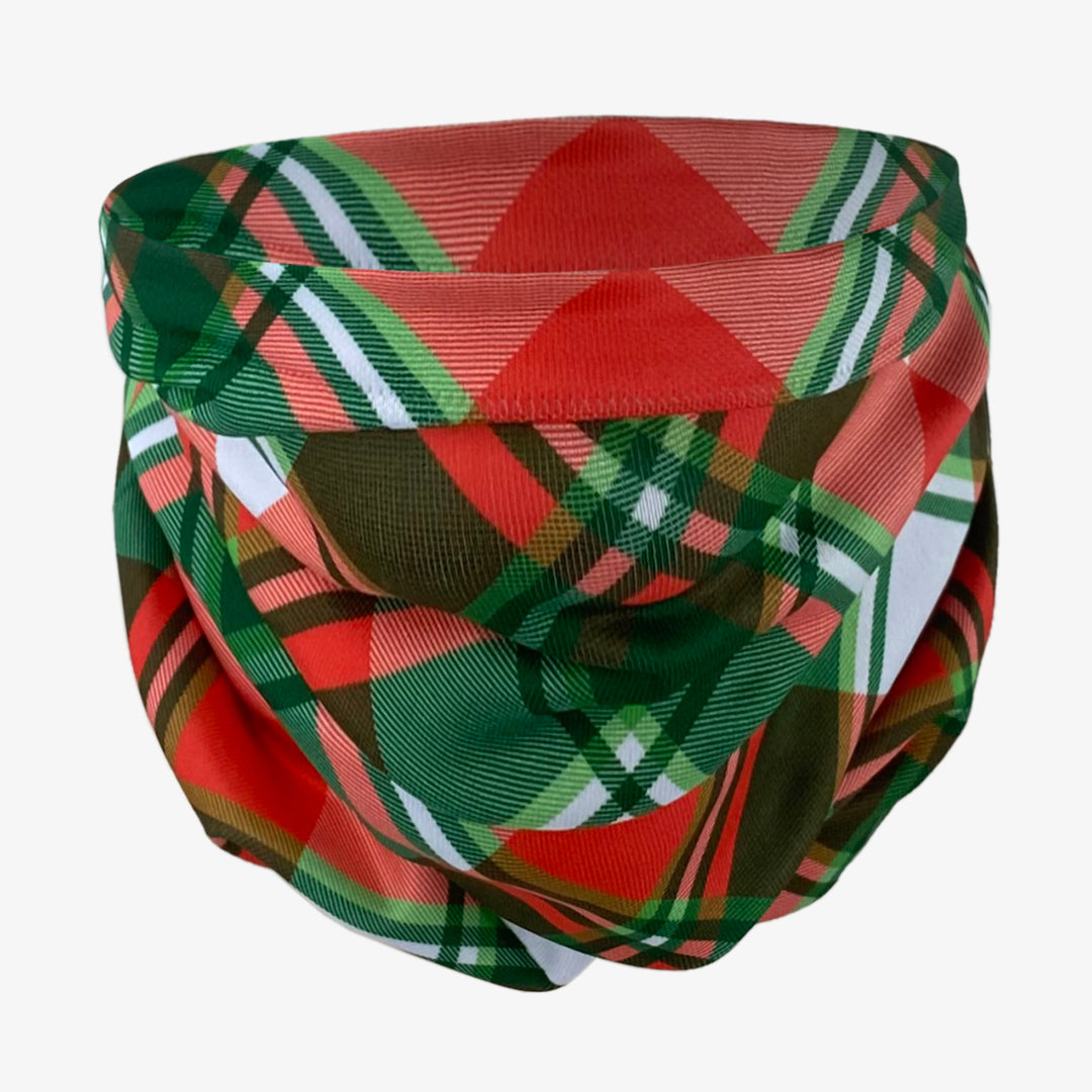 Xmas Plaid Multi-Use Neck Gaiter & Headwear - Zensah