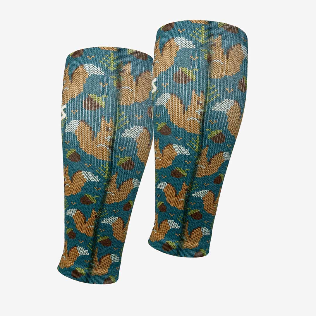 Knit Squirrels Compression Leg SleevesLeg Sleeves - Zensah