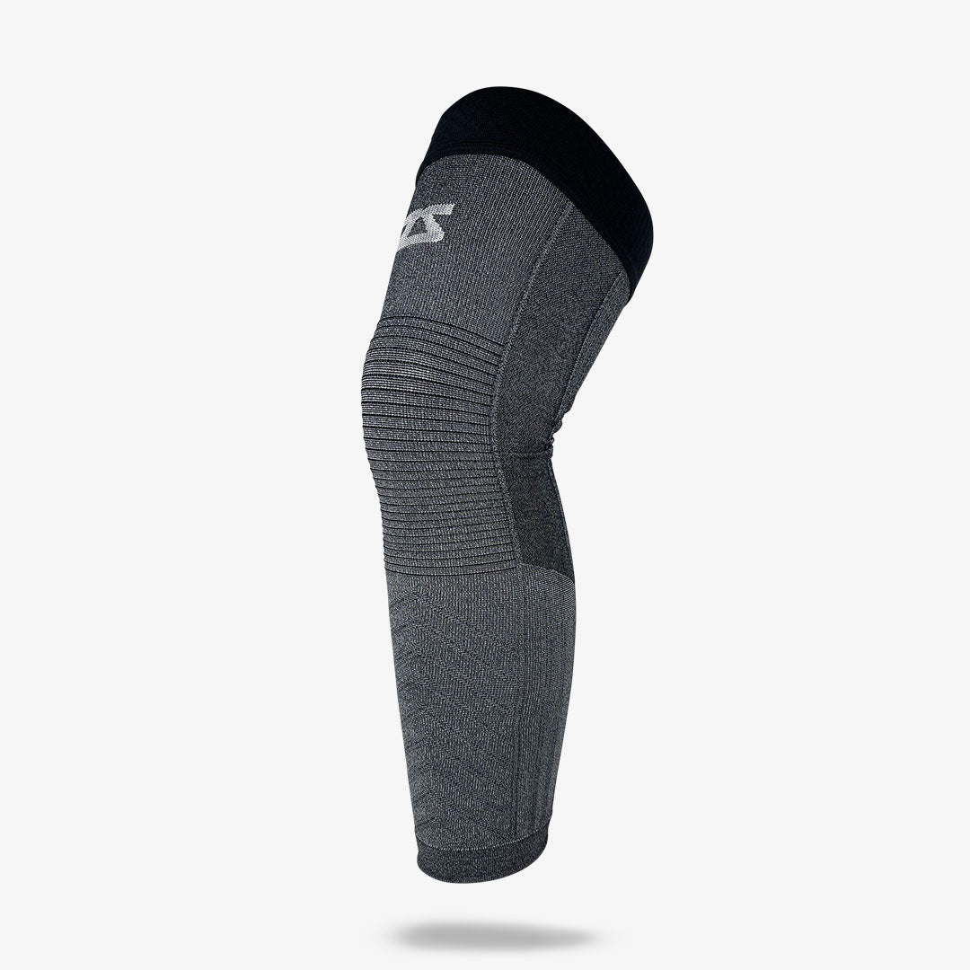 Zensah Full Leg Compression Sleeve Basketball (X-Large, Black