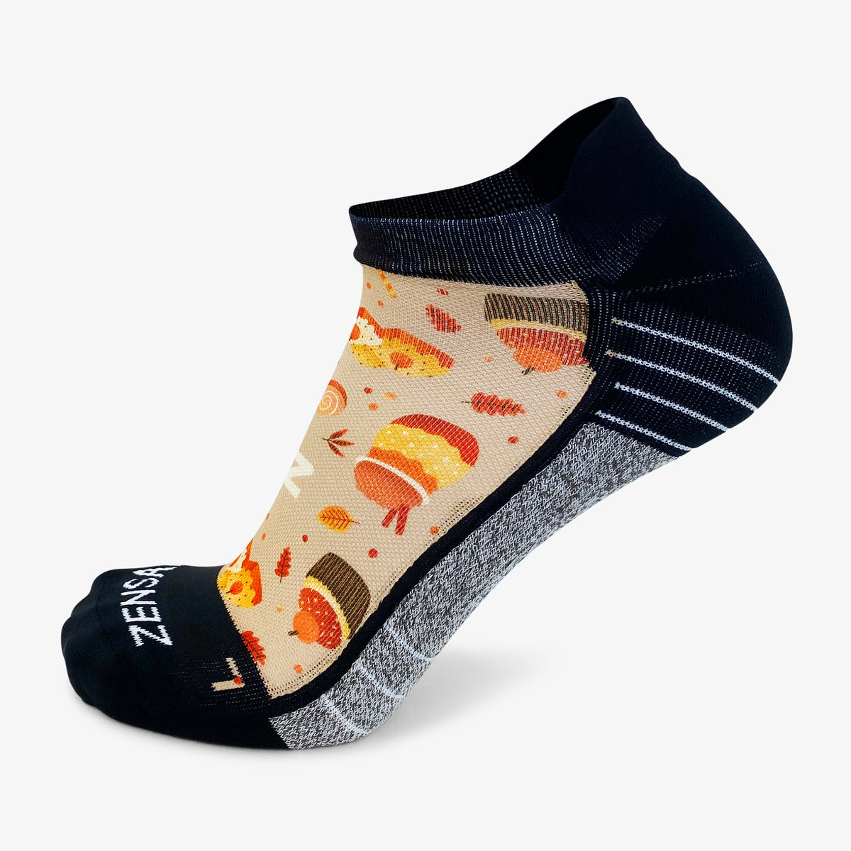 Pumpkin Spice Running Socks (No Show) - Zensah