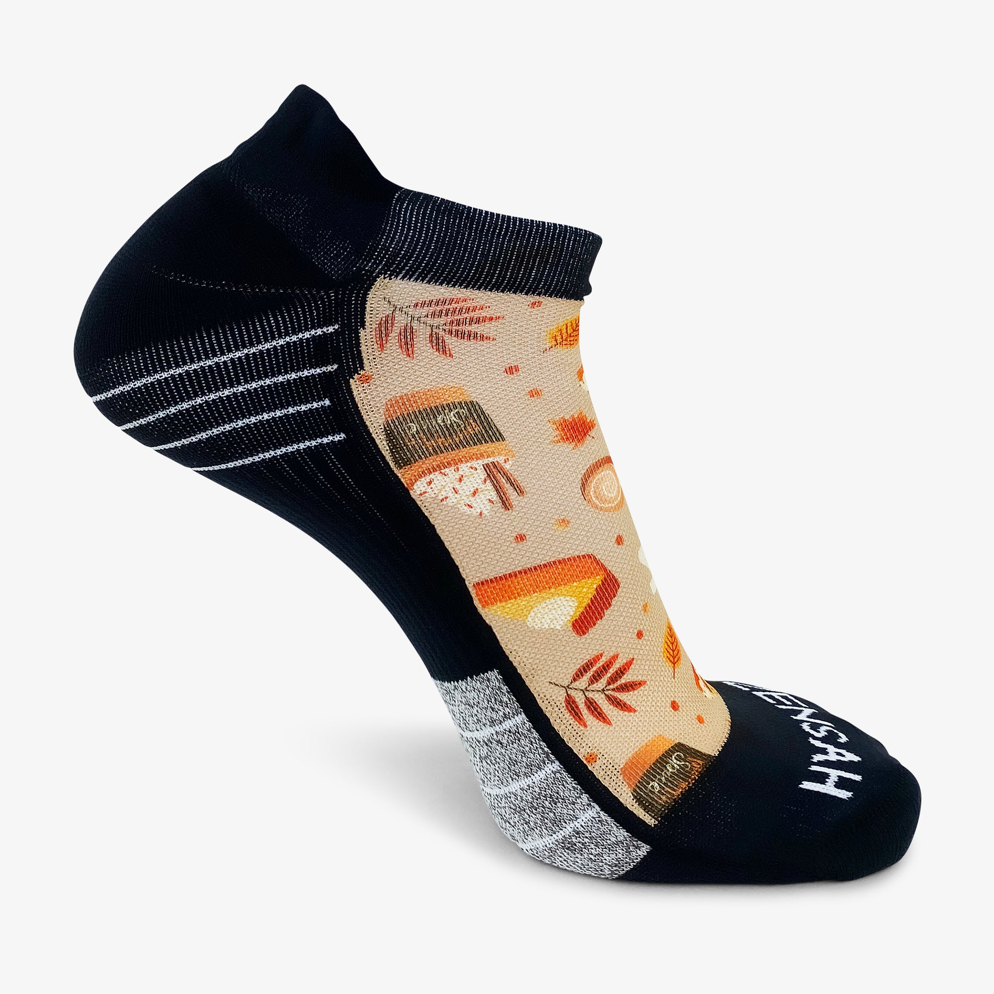 Pumpkin Spice Running Socks (No Show) - Zensah