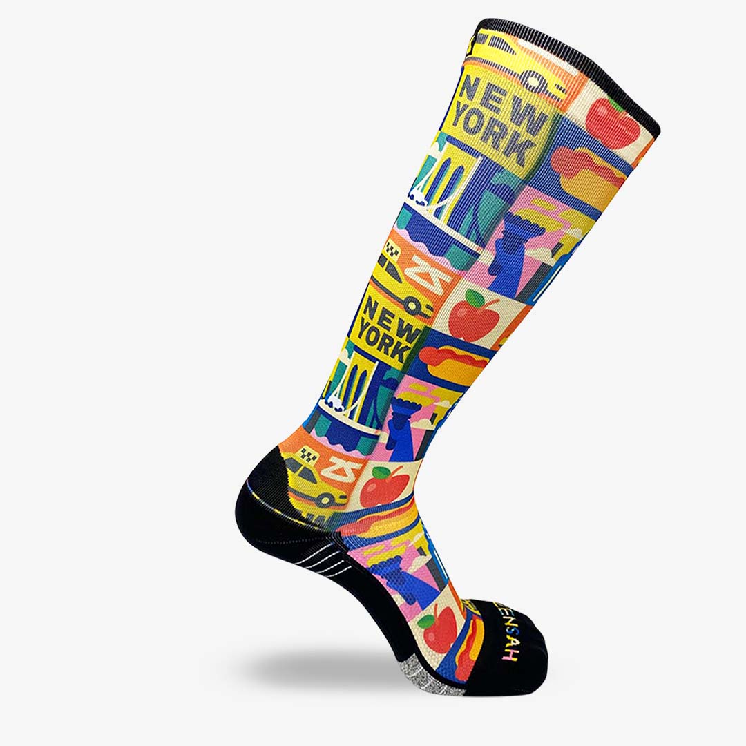 New York Blocks Compression Socks (Knee-High)Socks - Zensah