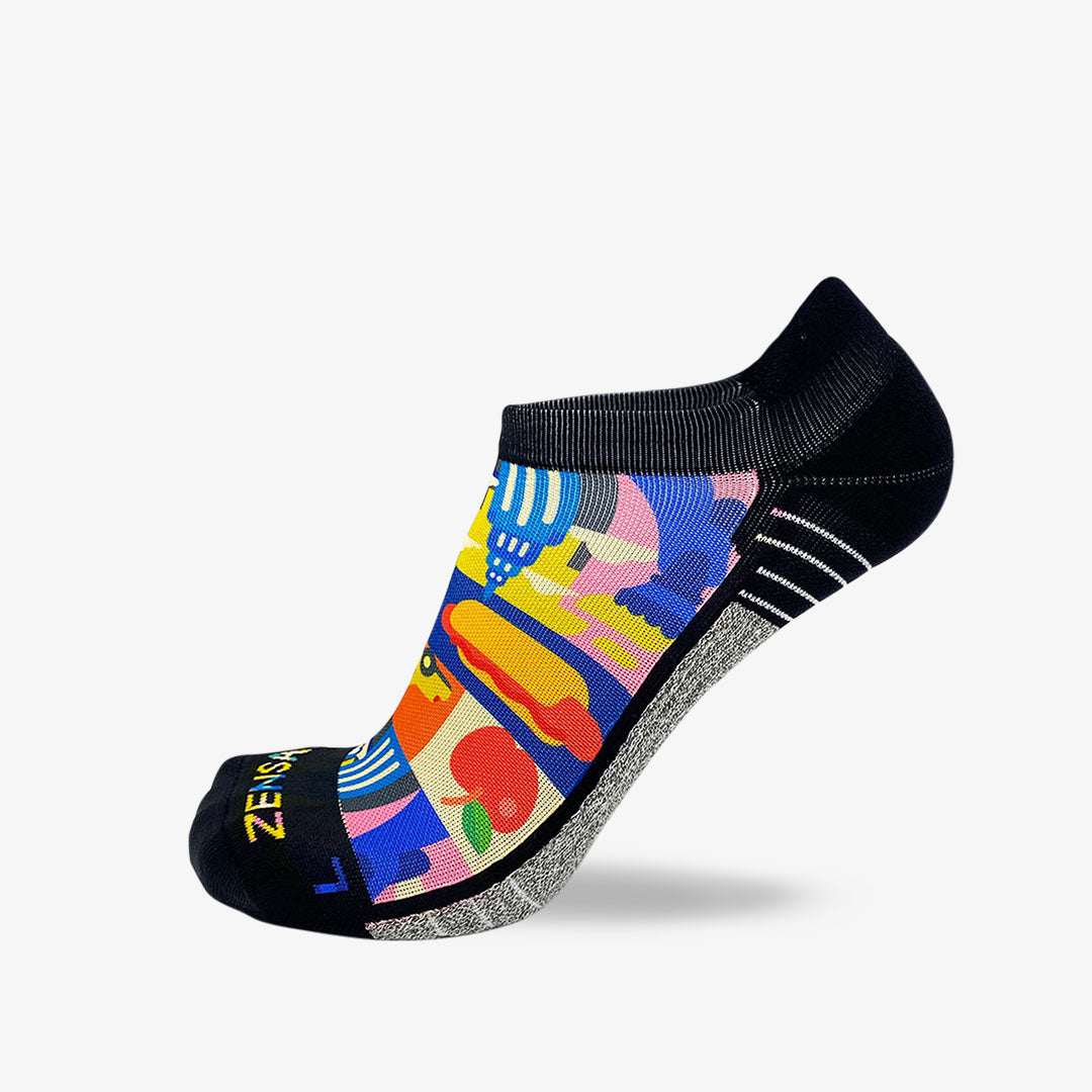 New York Blocks Running Socks (No Show)Socks - Zensah