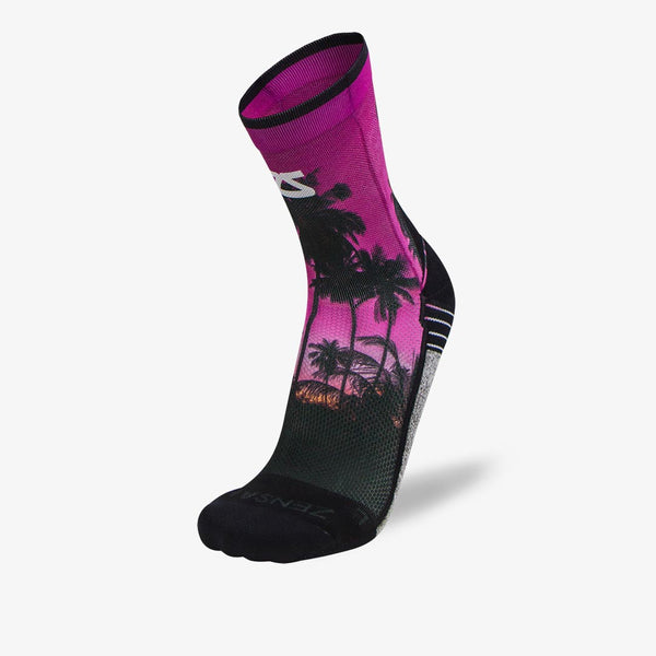 Tropical Palm Trees Socks (Mini-Crew)