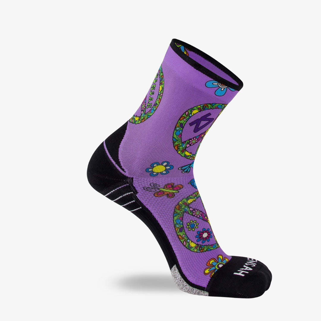 Peace Signs Running Socks (Mini-Crew)Socks - Zensah