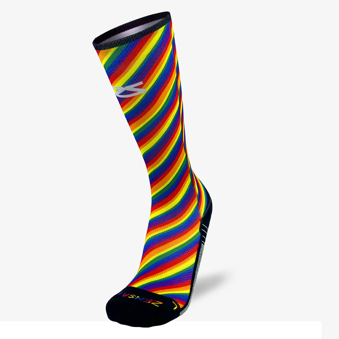 Rainbow Knee High Socks, Thigh High Socks for Women and Men Perfect for  Pride - Rainbow Red and Purple