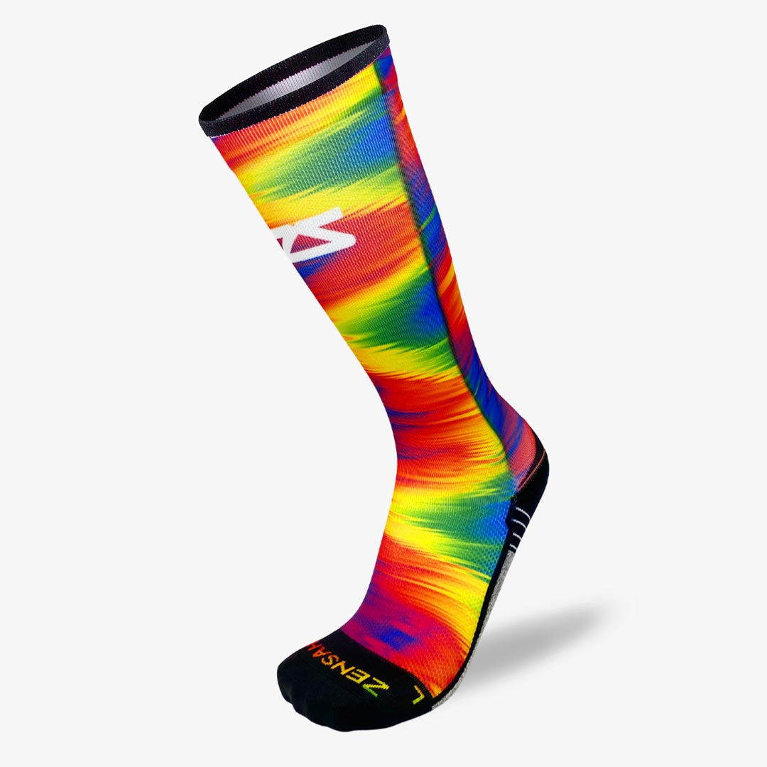 Rainbow Knee High Socks, Thigh High Socks for Women and Men Perfect for  Pride - Rainbow Red and Purple