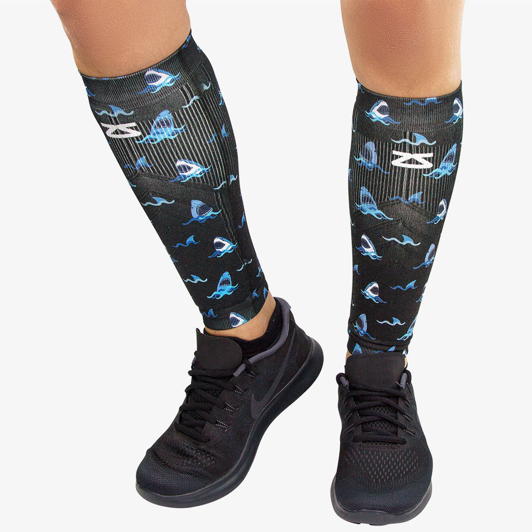 New York Doodle Compression Leg Sleeves