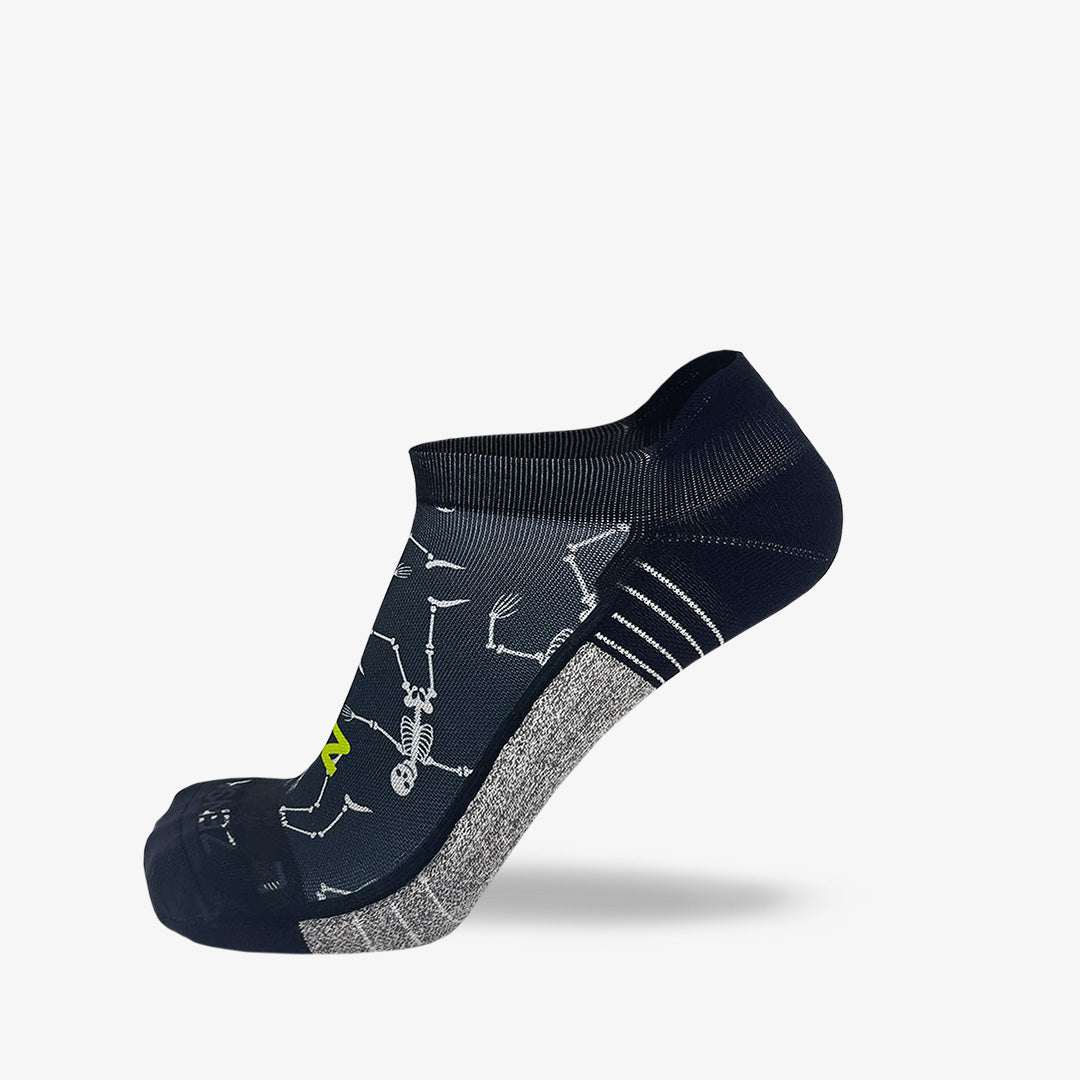 Skeletons Running Socks (No Show)Socks - Zensah