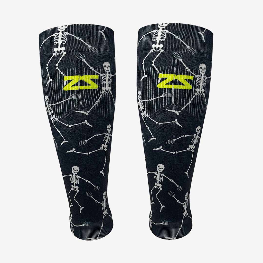 Skeletons Compression Leg SleevesLeg Sleeves - Zensah