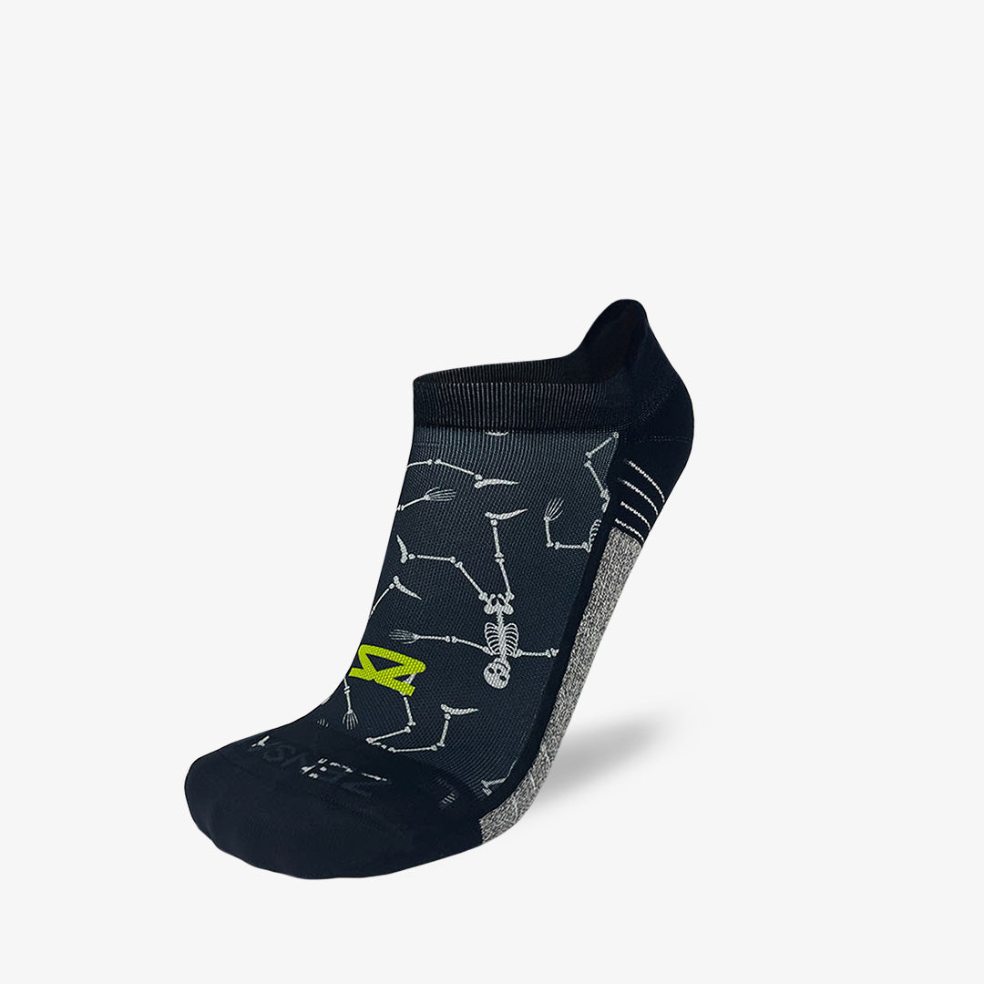 Skeletons Running Socks (No Show)Socks - Zensah