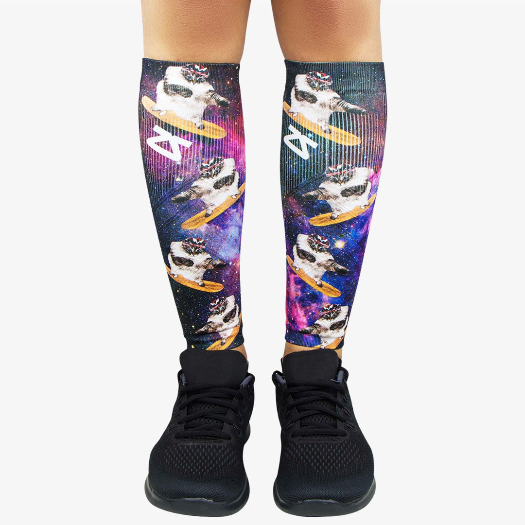 Space Cats Compression Leg SleevesLeg Sleeves - Zensah