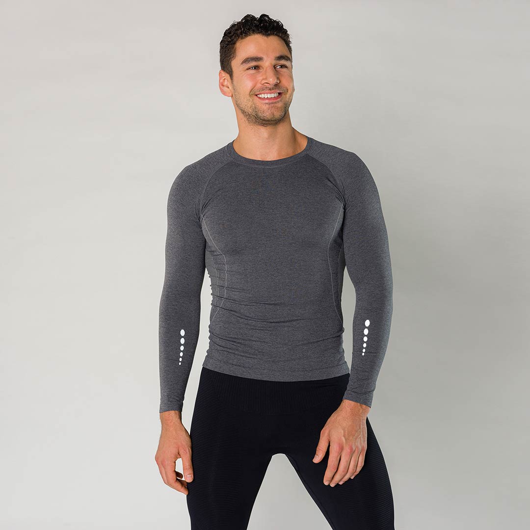 Justin Holiday Collection: Bold Compression Long Sleeve Shirt