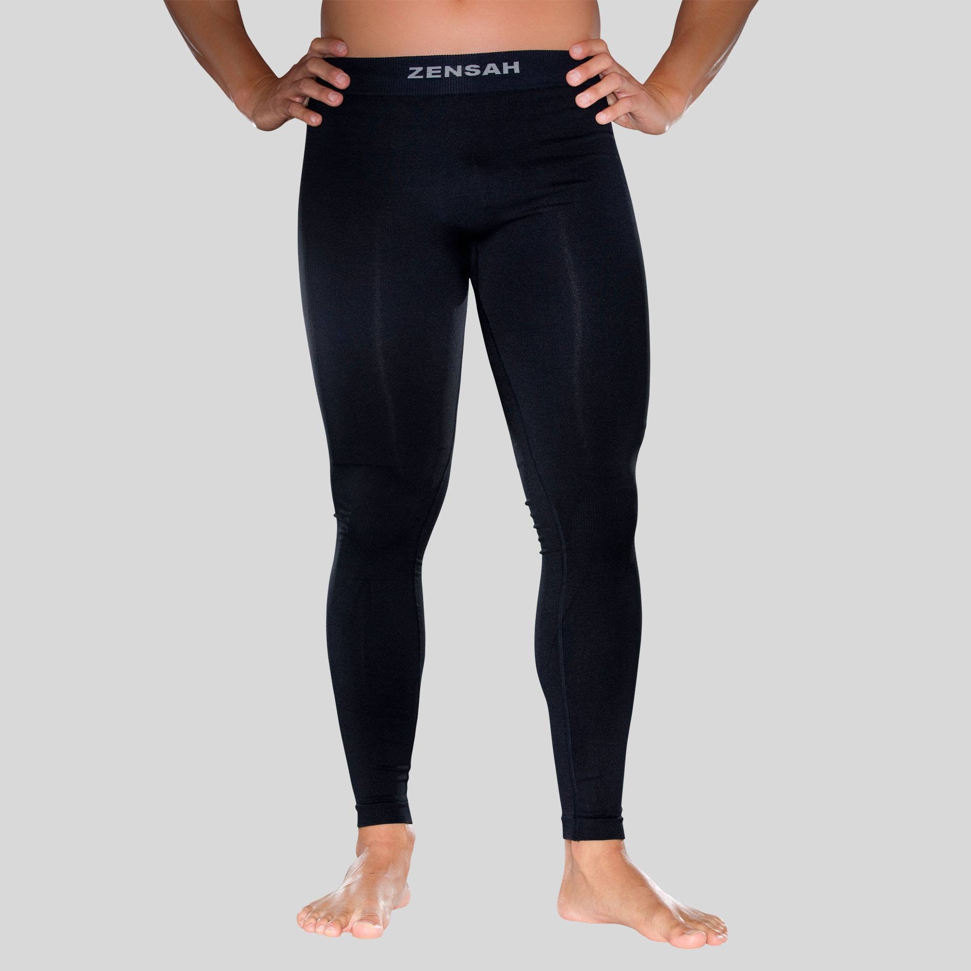 veidoorn 1pc/2pcs Men's High Elasticity Compression Pants For Fitness,  Basketball Base Layer, 7/8 Length